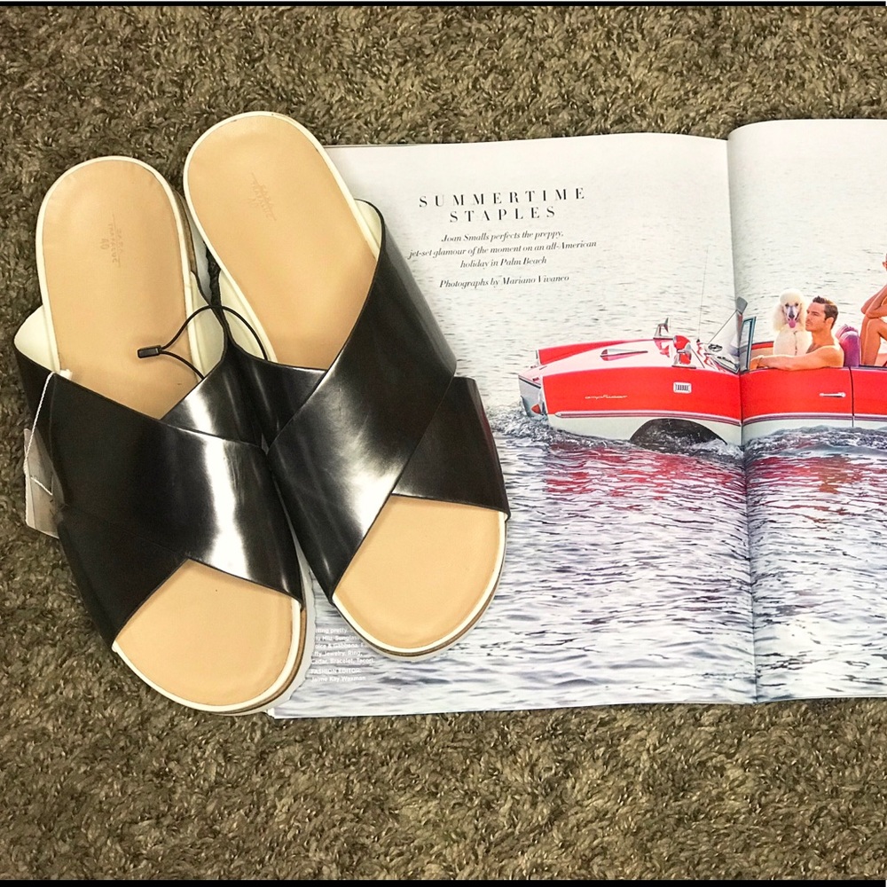 π πSOLD!!!πZara Platinum platform Sandals π - Picture 3 of 3